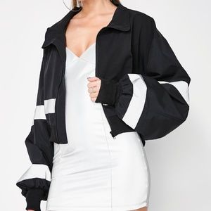 PosterGrl Reflective Crop Jacket - DOLLS KILL